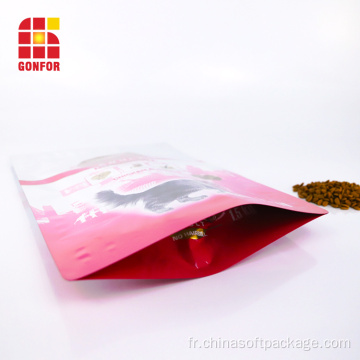 Impression d&#39;emballage de sac de nourriture de festin de chat adapté aux besoins du client
